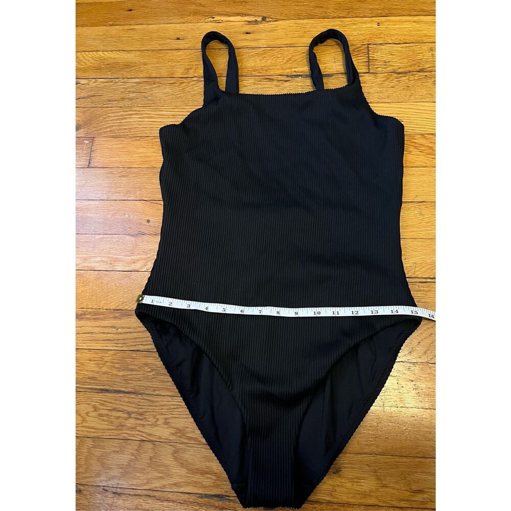 COS Midnight Ribbed One Piece Swimsuit - Picture 4 of 9